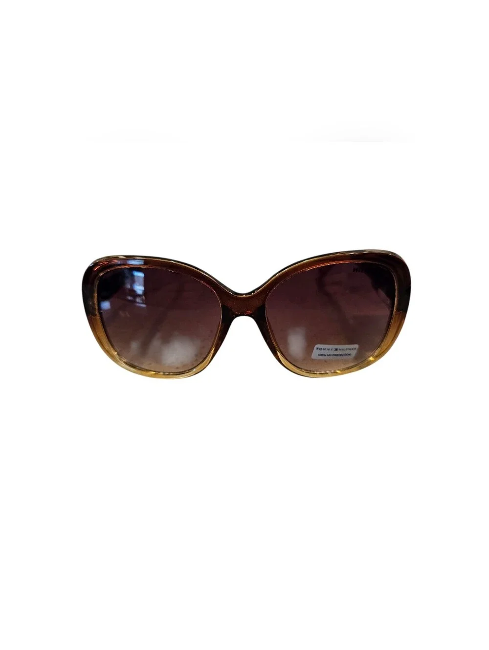 Tommy Hilfiger Women's Brown Gradient Oversized Sunglasses, New! - Picture 2 of 6